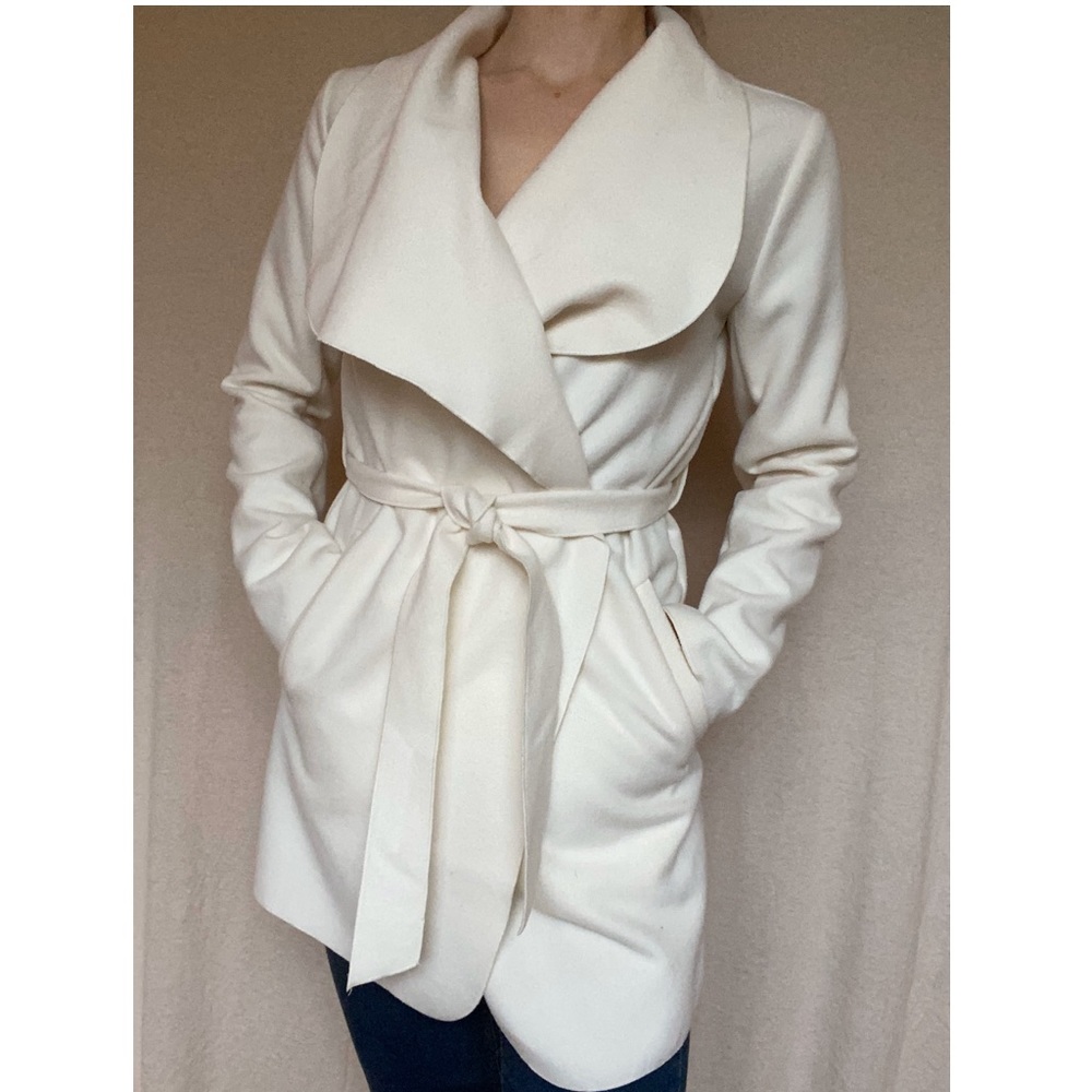 Forever 21 Belted Felt Jacket